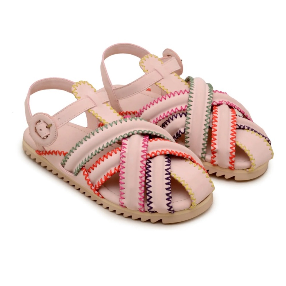 NWT FARM rio Zigzag Stitch Sandal in box